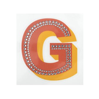 Cold Transfer and Bling Letter G Sticker Set