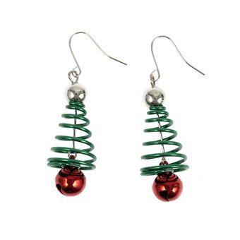 Christmas Tree Novelty Earrings