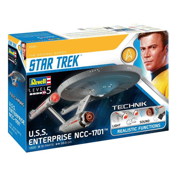 Revell Technik Star Trek USS Enterprise NCC-1701 Model Kit image number 1