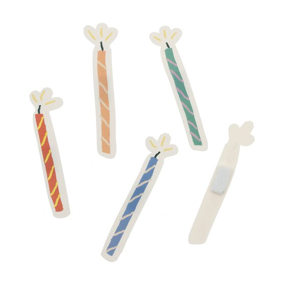 Birthday Candle Card Toppers 5 Pack image number 3