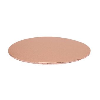 Rose Gold Round Double Thick Card Cake Board 10 Inches