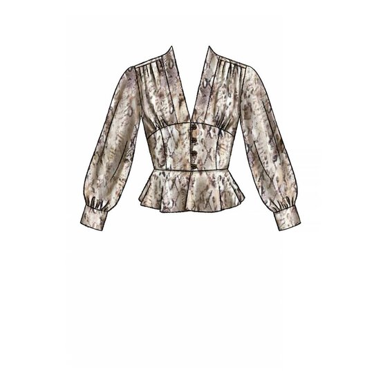 McCall’s Women’s Top Sewing Pattern M7978 (14-22) image number 2