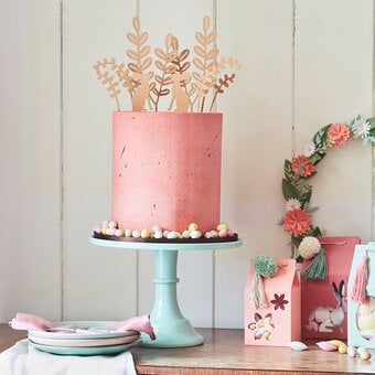 Cricut: How To Make Spring Cake Toppers