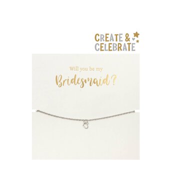 Create & Celebrate Bridesmaid Bracelet with Heart Charm