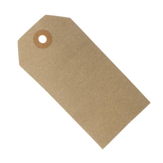 Kraft Brown Luggage Gift Tags 11cm 24 Pack image number 3