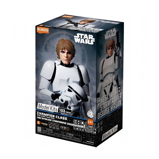 Blokees Star Wars Champion Class Luke Skywalker Model Kit image number 1