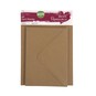 Papermania Kraft Cards and Envelopes A6 10 Pack image number 4