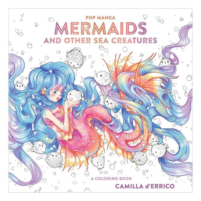 Pop Manga Mermaids Colouring Book image number 1