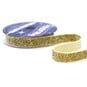 Metallic Gold Woven Sparkle Ribbon 10mm x 2.5m image number 3