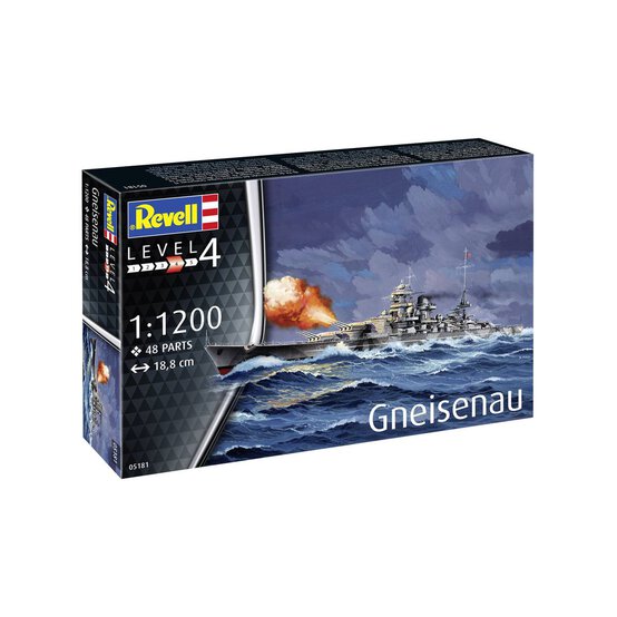 Revell Gneisenau Model Kit 1:1200 image number 1