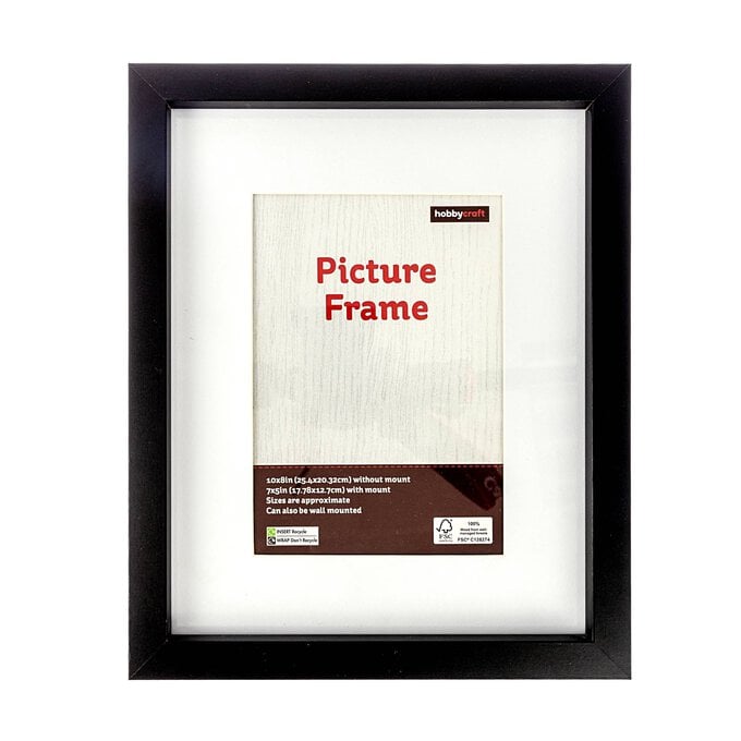 Black Picture Frame 25cm x 20cm image number 1