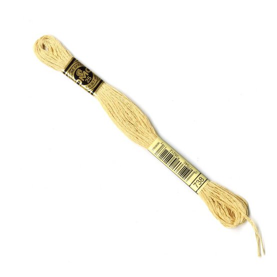 DMC Cream Mouline Special 25 Cotton Thread 8m (738)