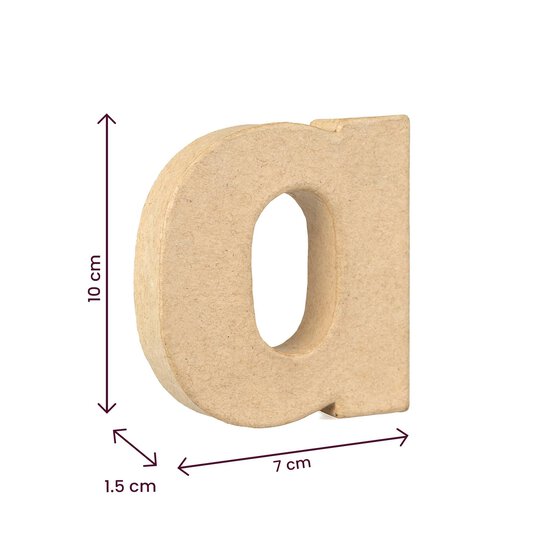 Lowercase Mini Mache Letter A image number 5