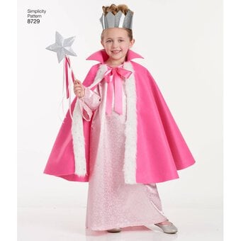 Simplicity Kids’ Cape Costume Sewing Pattern 8729 (S-L) image number 7
