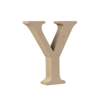MDF Wooden Letter Y 8cm