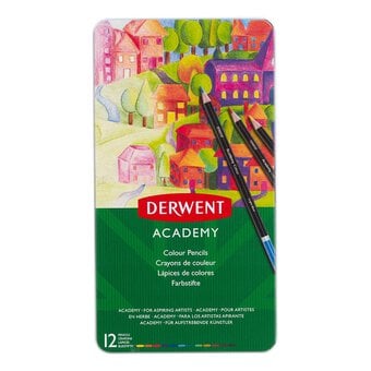 Derwent Academy Colour Pencils 12 Pack