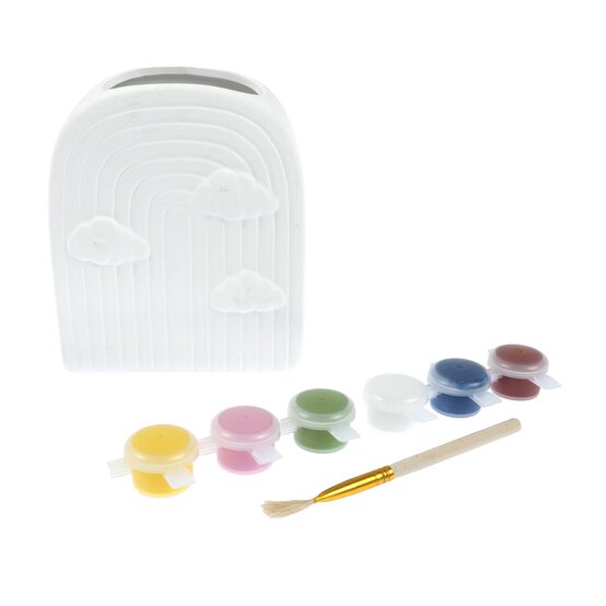 Paint Your Own Rainbow Pen Pot  image number 3