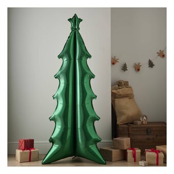 Air-Filled Standing Christmas Tree Balloon 1.8m