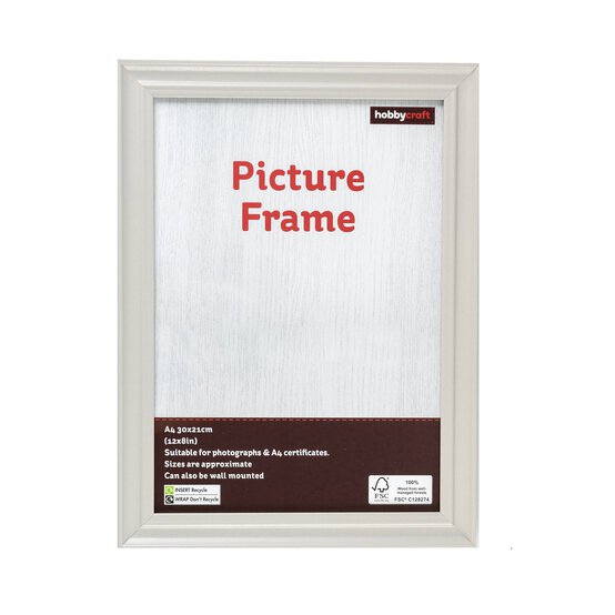 Vintage Grey Picture Frame A4  image number 4