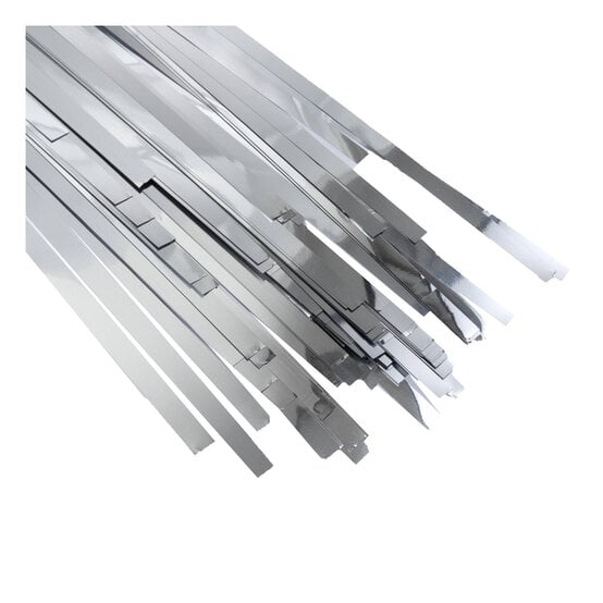 Create & Celebrate Silver Foil Fringe Curtain 1m x 2m image number 3