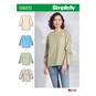 Simplicity Women&rsquo;s Top Sewing Pattern S8920 (6-14) image number 1