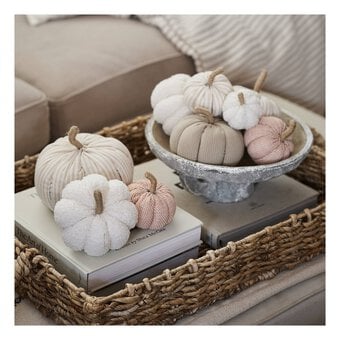 White Borg Pumpkin 12cm