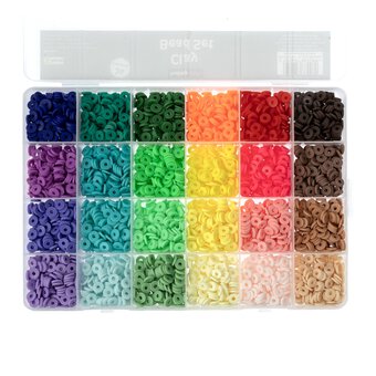 Multicolour Clay Bead Set