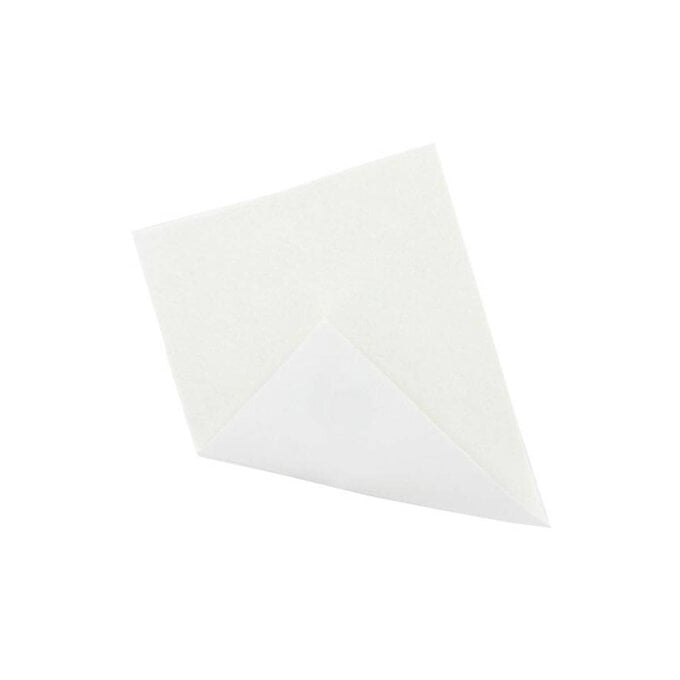 White Self-Adhesive Felt Sheet A4 image number 1