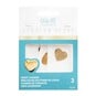 We R Makers Jewellery Press Gold Heart Charms 3 Pack  image number 1