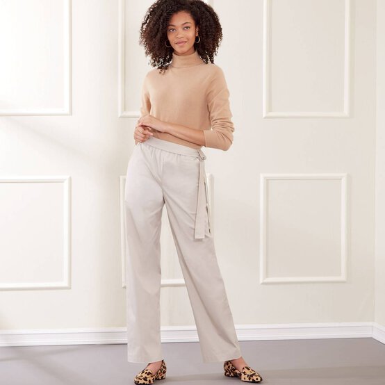 New Look Flared Trousers Sewing Pattern N6691 (6-18) image number 5