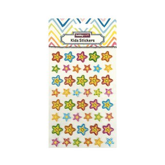 Smiley Star Puffy Stickers image number 4
