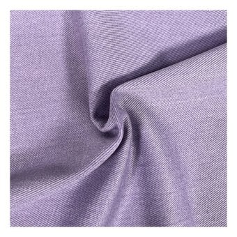 Lilac Drill Fabric by the Metre