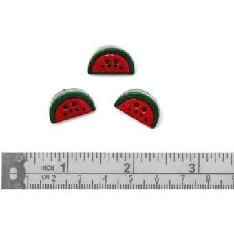 Trimits Watermelon Craft Buttons 6 Pieces image number 3