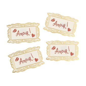 Amour Card Toppers 4 Pack
