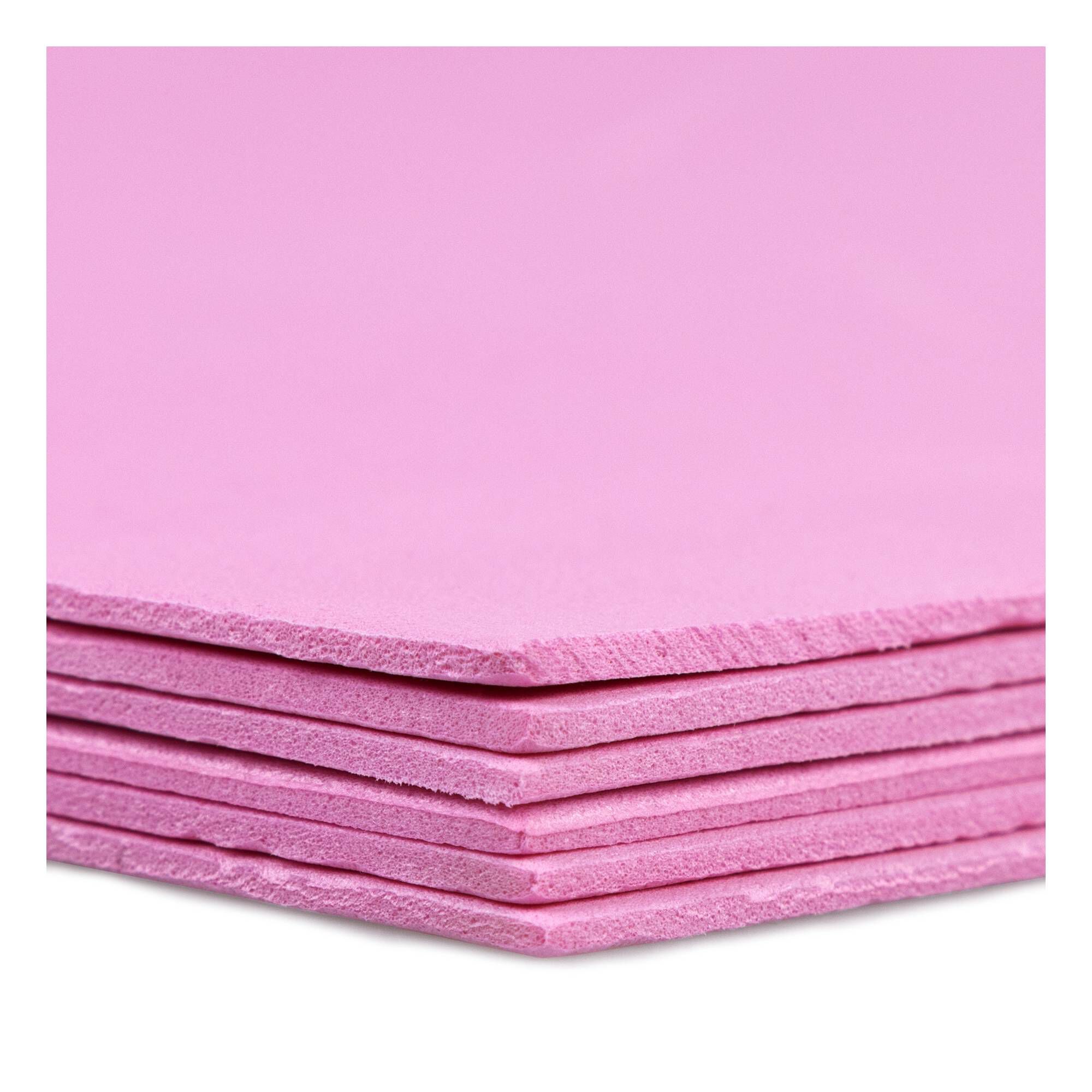 Pink EVA Foam Sheets A4 6 Pack Hobbycraft