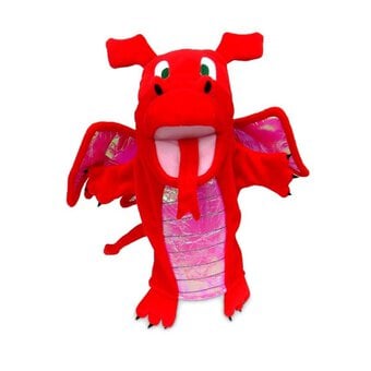 Fiesta Crafts Red Dragon Tellatale Hand Puppet