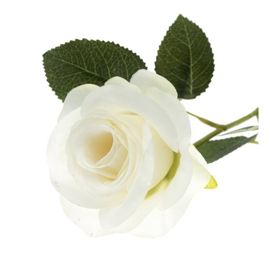 White Rose Stem 45cm image number 3