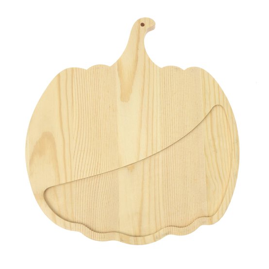 Wooden Pumpkin Tray 32cm  image number 4