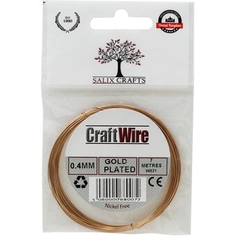 Salix Gold-Plated Wire 0.4mm x 7m