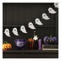 White Ghost Felt Garland 1.2m image number 2