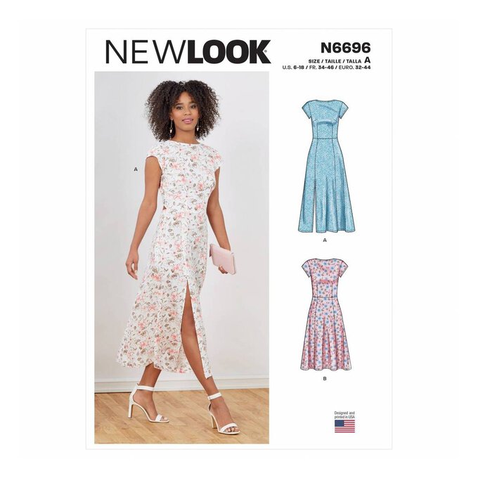New Look Women’s Dress Sewing Pattern N6696 | Hobbycraft
