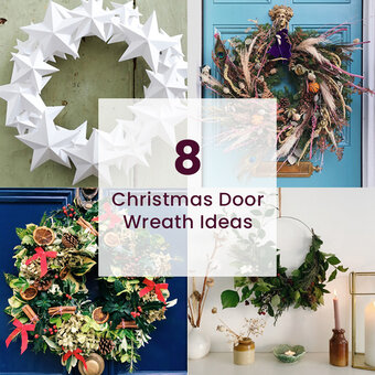 8 Christmas Door Wreath Ideas
