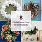 8 Christmas Door Wreath Ideas image number 1