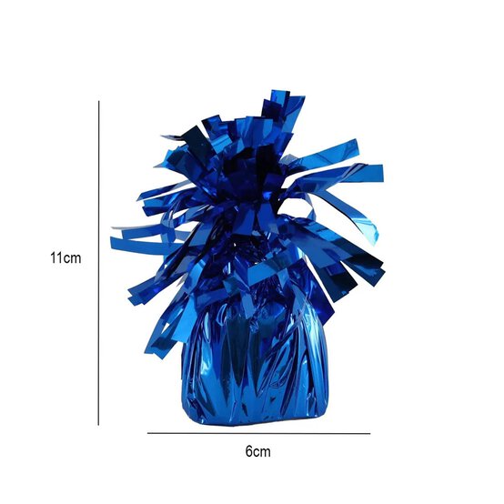 Dark Blue Foil Balloon Weight 170g image number 2