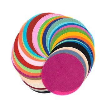 Assorted Tissue Paper Circles 100 Pack