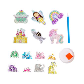 Princess Fairy Bling Stickers 6 Pack