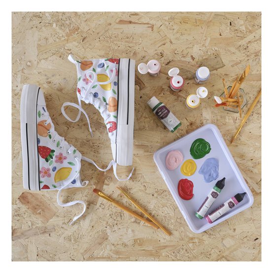 Royal Blue Fabric Paint 60ml image number 4