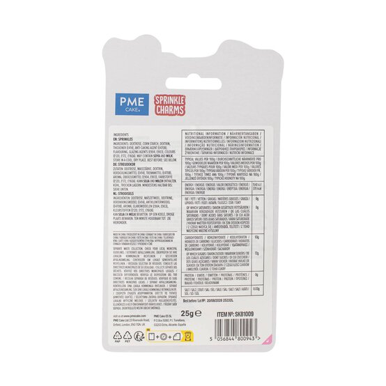 PME Pink Heart Sprinkle Charms 25g  image number 5