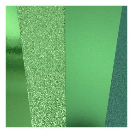 Mixed Green Paper Pad A4 24 Sheets  image number 2