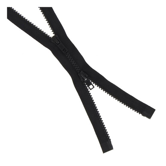 Milward Black Two-Way Chunky Open-Ended Zip 75cm image number 1